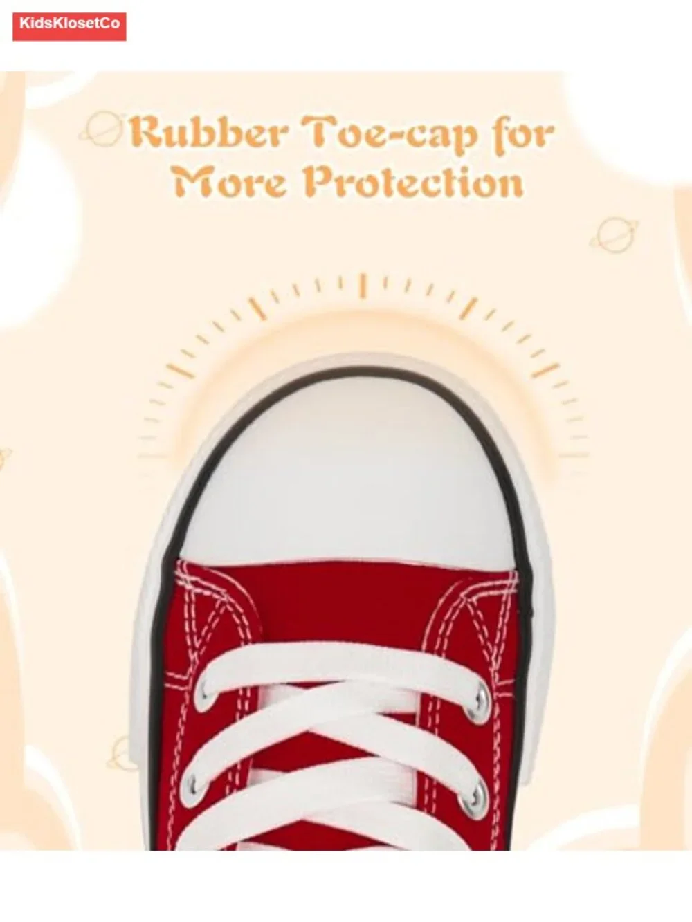 Toddler Little Kid Cushioned Canvas Sneakers Slip On Soft Durable